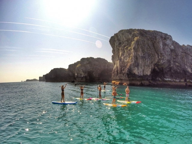  Sonniger Tag beim SUP genießen 